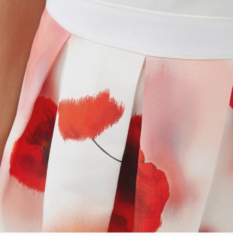 Ted Baker London Micla Poppy Flower Dress ted size 0 US 2 - Picture 2 of 13